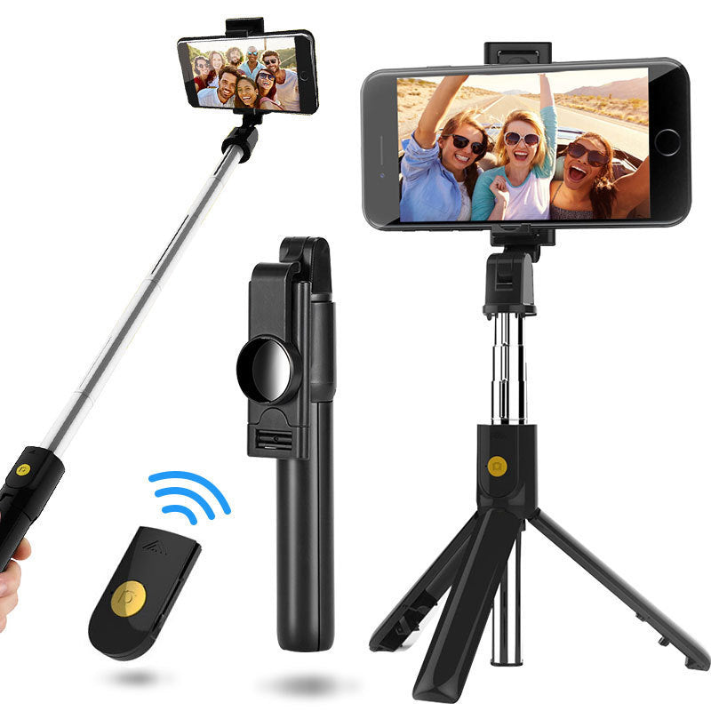 Compatible avec Apple, trépied à selfie avec télécommande Bluetooth - Topdecheztop.fr