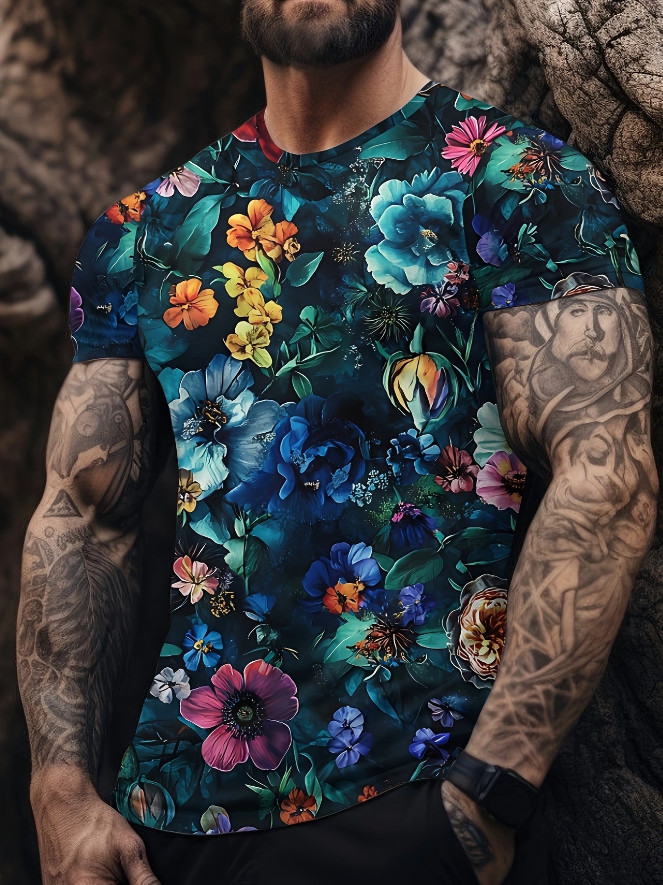 T-shirt d'été à manches courtes pour homme