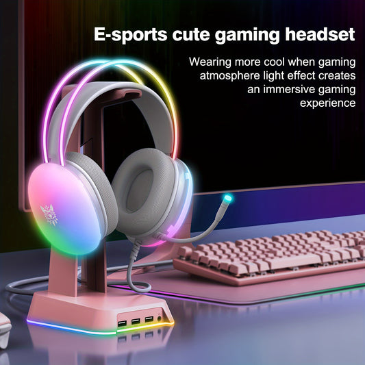 Casque de jeu ONIKUMA X25 : nouveaux écouteurs avec éclairage RGB