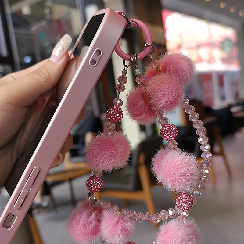 Bracelet en perles de cristal et diamants, cordon pour téléphone portable - Topdecheztop.fr