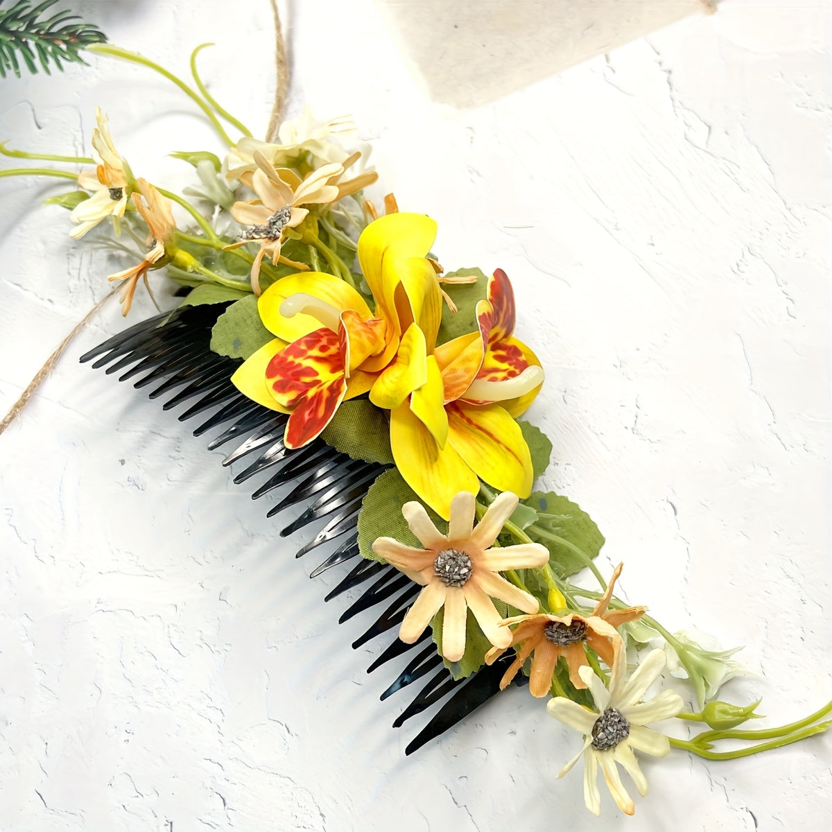 Nouveau peigne à cheveux en tissu synthétique de style bohème thaïlandais - Topdecheztop.fr