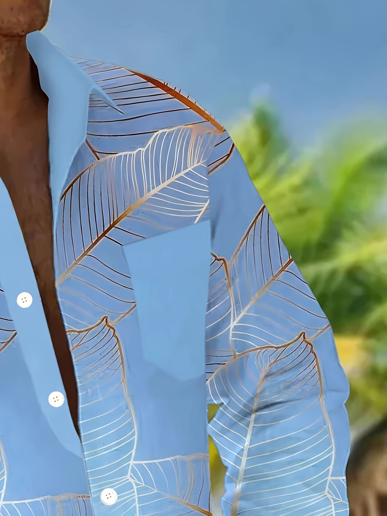 Chemise boutonnée , imprimé 3D