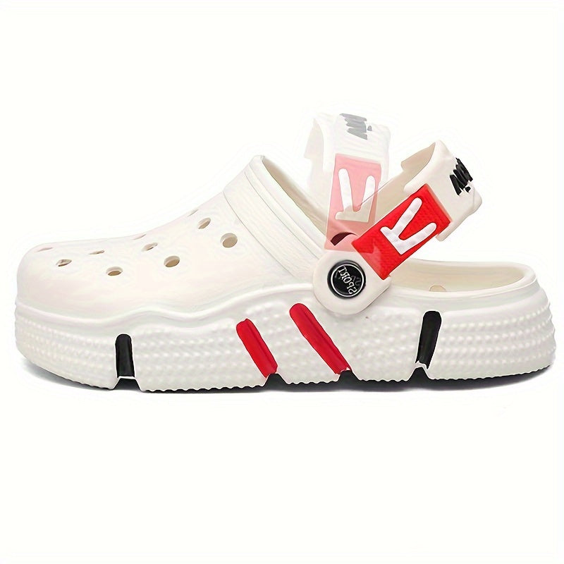 Victory Youngsters' Breathable Clogs - Comfortable, Non-Slip EVA Sandals for Boys & Girls, Durable for Indoor/Outdoor Use, All-Season Footwear in Black, Gray, White, Indoor Outdoor Clogs|Slipon Clogs|Durable Youngsters's Sand - Topdecheztop.fr