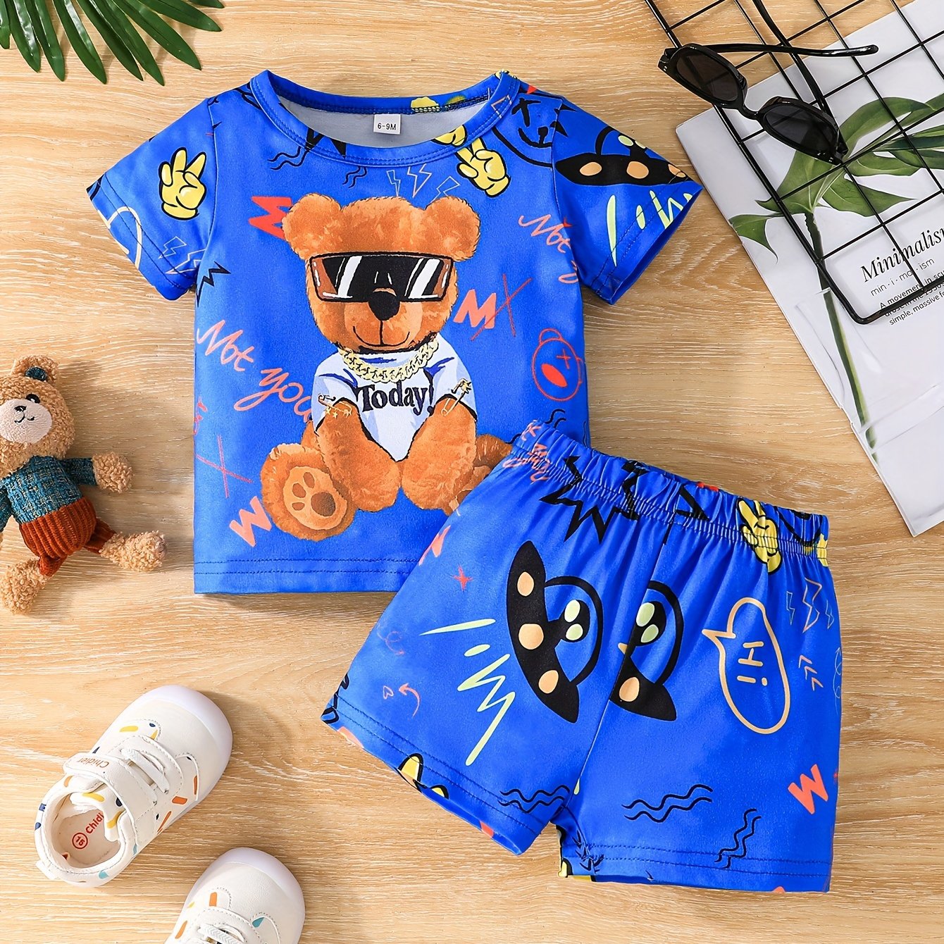 Ensemble 2 pièces d'été pour bébé et tout-petit - Topdecheztop.fr