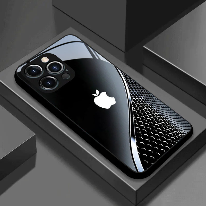 Motif gros plan du logo Apple, adapté à l'iPhone, Housses pour téléphones mobiles
