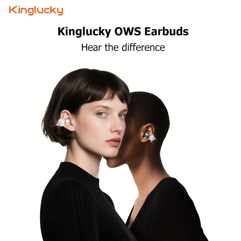Écouteurs à clip Kinglucky, écouteurs ouverts sans fil, boucles d'oreilles