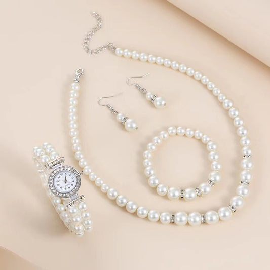 Montre * 1, collier * 1, paire de boucles d'oreilles