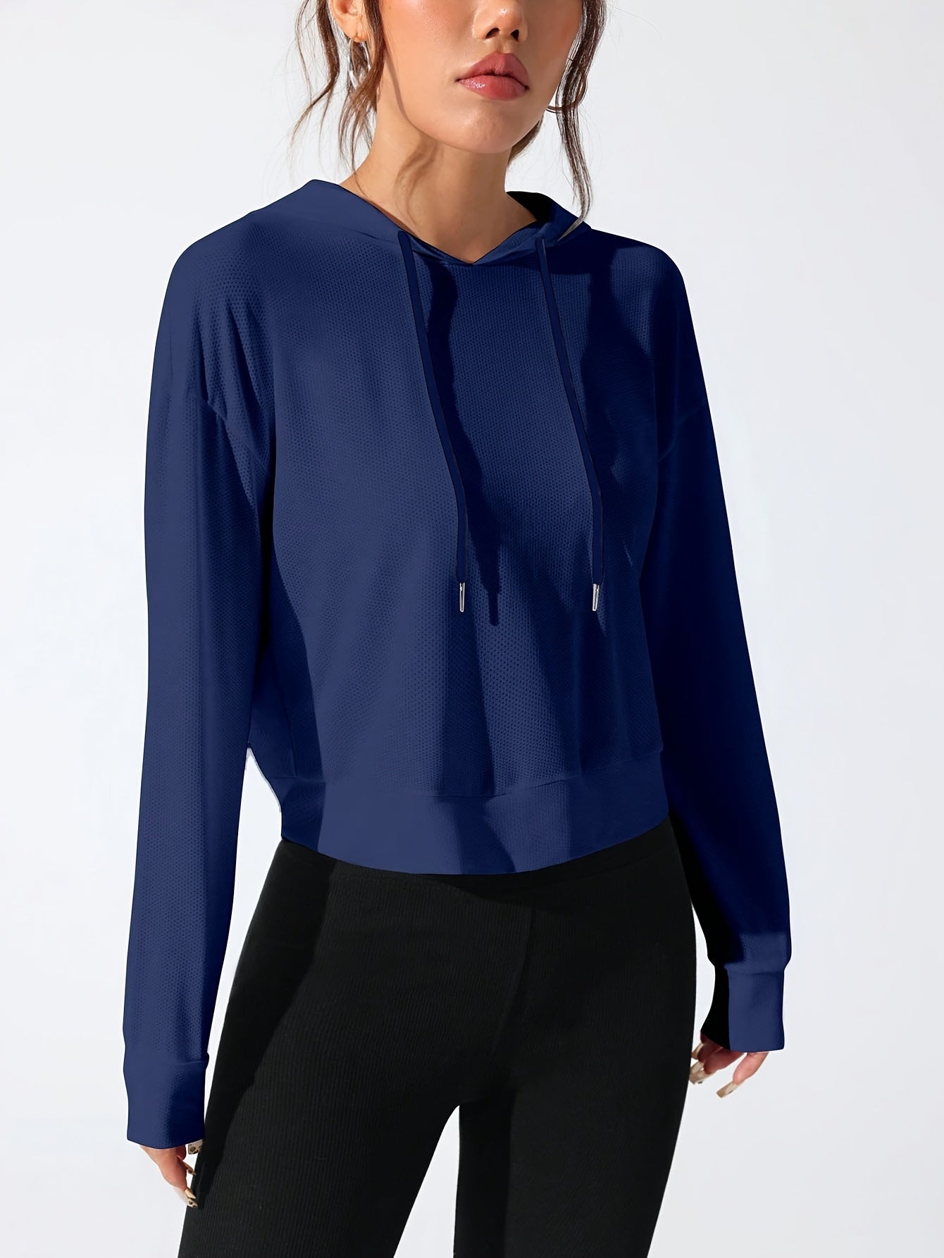 Sweat à capuche à manches longues pour femme - Topdecheztop.fr