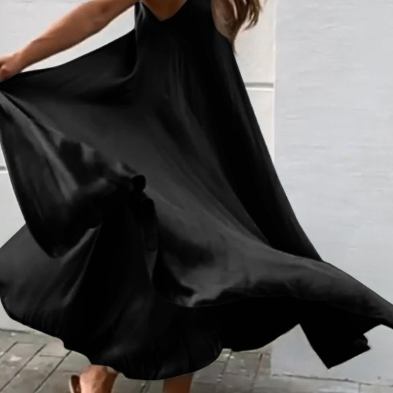 Robe longue élégante grande taille pour femme