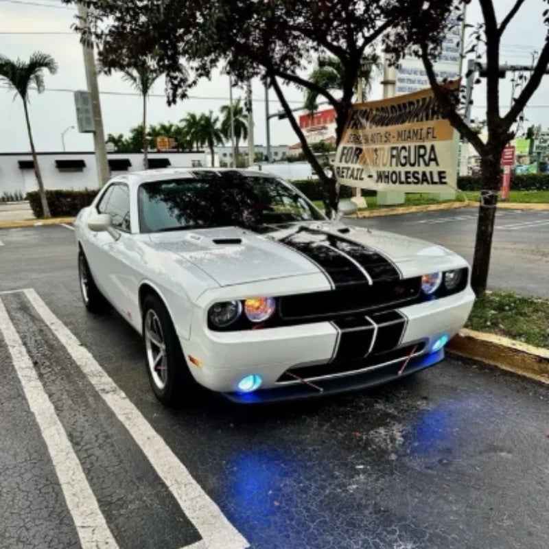 Universal 6-Stripes Fashion Car Sticker Parallel Lines Car Decals for SHELBY Mustang GT350 GT500 for