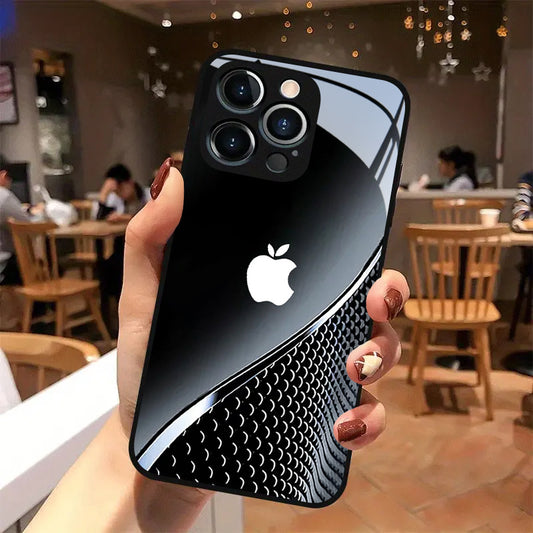 Motif gros plan du logo Apple, adapté à l'iPhone, Housses pour téléphones mobiles