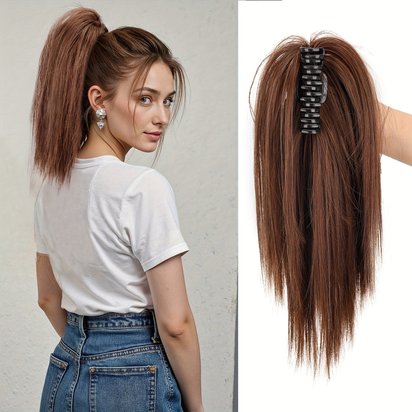 Perruque , queue de cheval pour femme - Cheveux synthétiques - Topdecheztop.fr