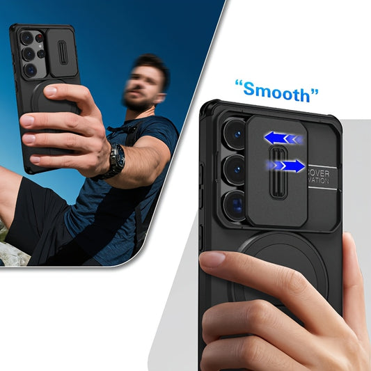 Coque rigide de protection antichoc renforcée avec support pour Galaxy S25 Ultra, S25 Fe, S24 Ultra, S23 Ultra, A17, A16, A56