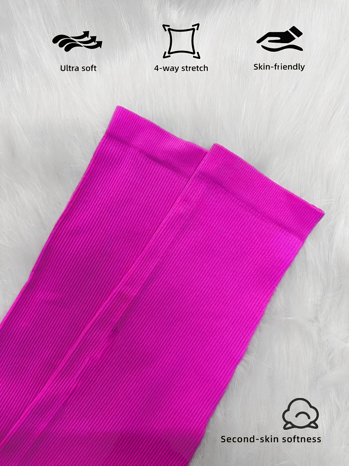 Women'S High-Waisted Yoga Bodysuit - Stretchy, Comfortable, and Sexy Backless Halter Neck Design in Vibrant Pink & Purple Ribbed Patterns, Perfect for Fitness and Exercise, Workout Clothing | Halter Neckline | Stretchy Fabric - Topdecheztop.fr