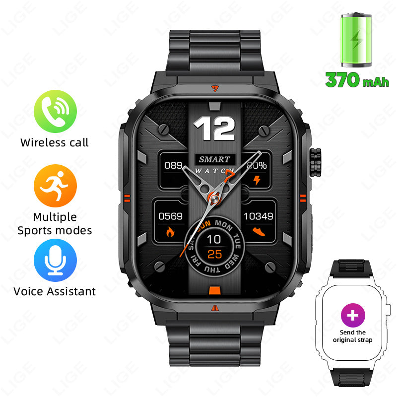 Montre connectée LIGE, montre pour homme, femme