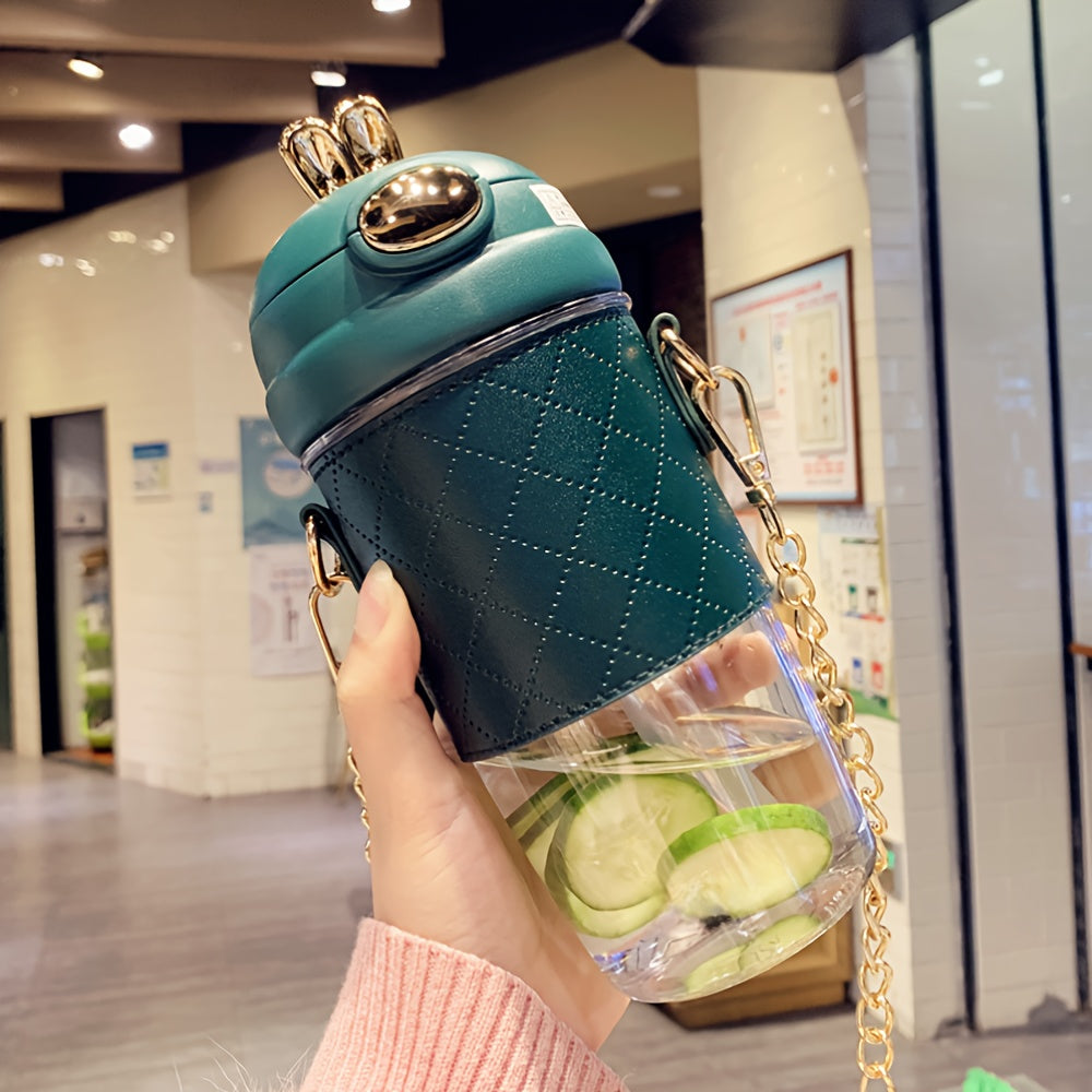 Gourde de sport portable avec paille, 580 ml - Topdecheztop.fr