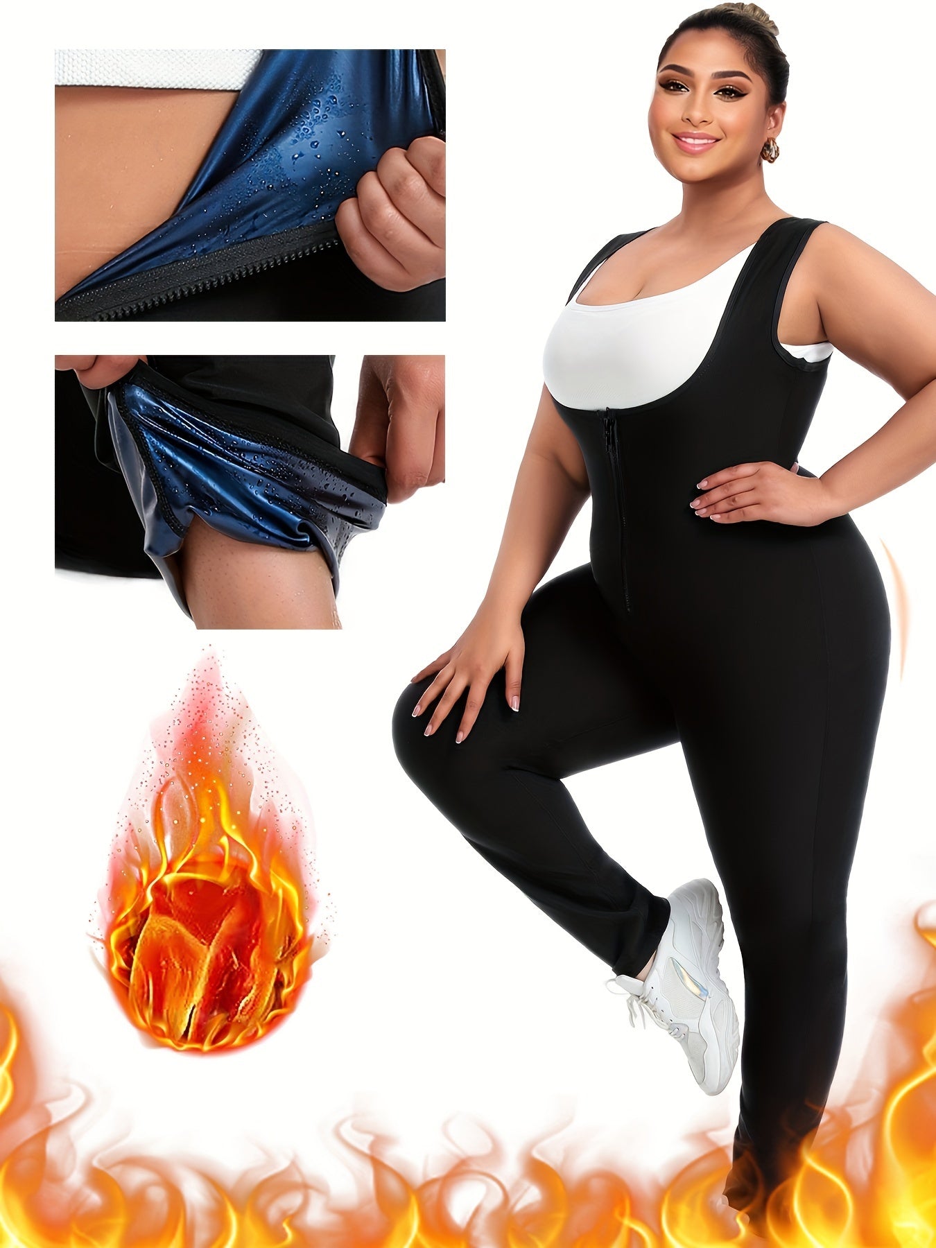 Combinaison d'entraînement convertible 2 en 1 pour femme - Topdecheztop.fr