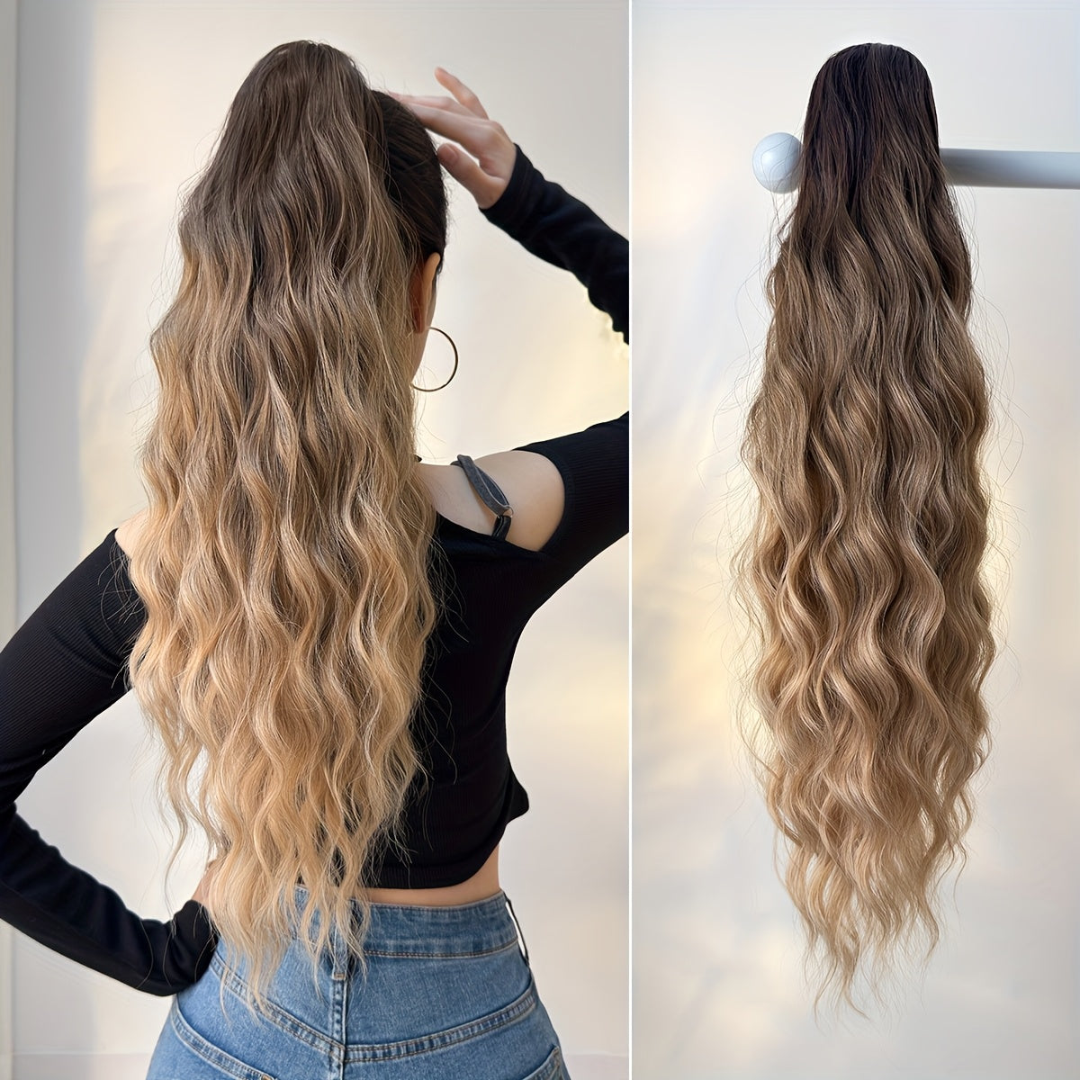 Extension de queue de cheval synthétique pour femme, 1 pièce - Topdecheztop.fr