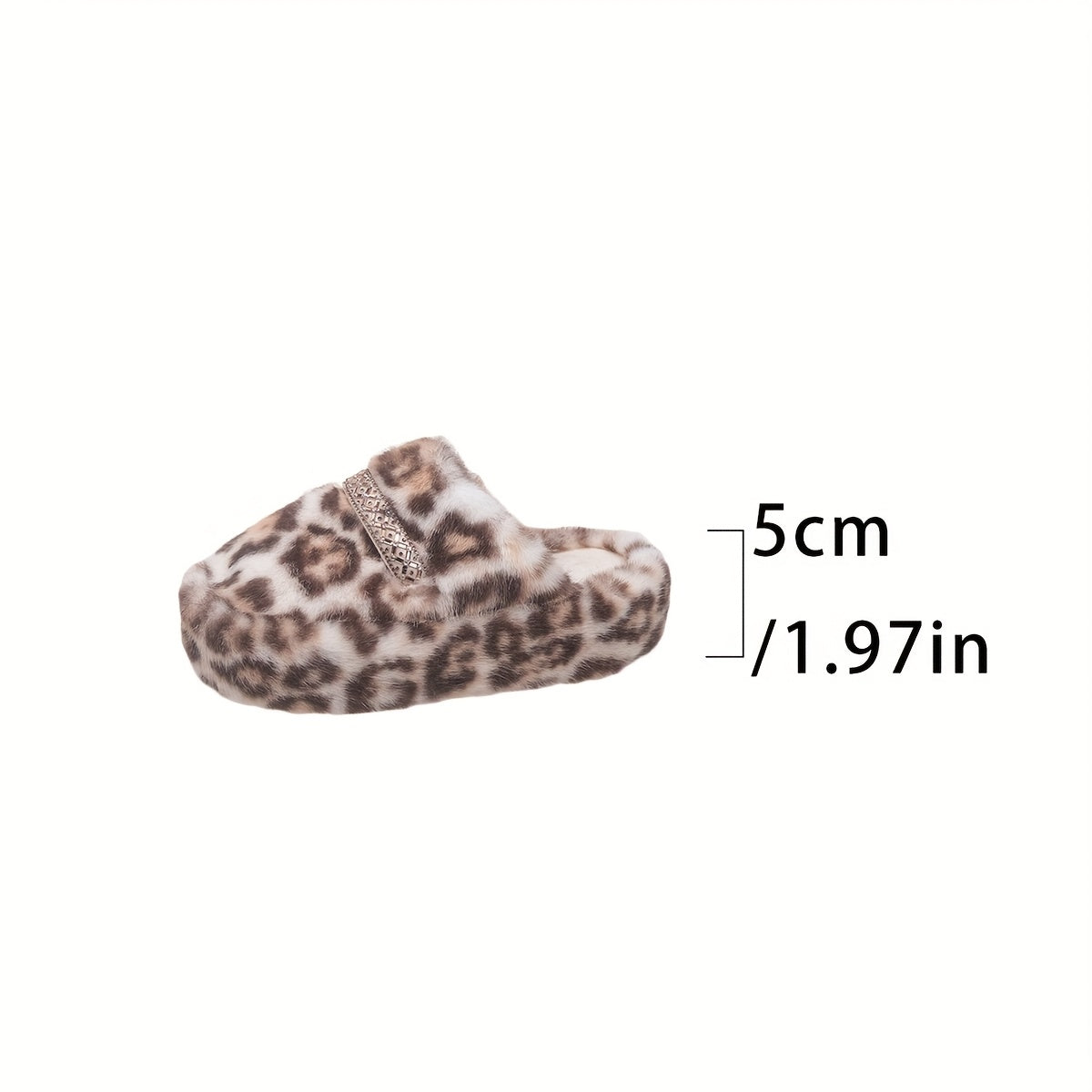 Pantoufles d'intérieur pour femmes, à enfiler et à bout fermé - Semelle épaisse