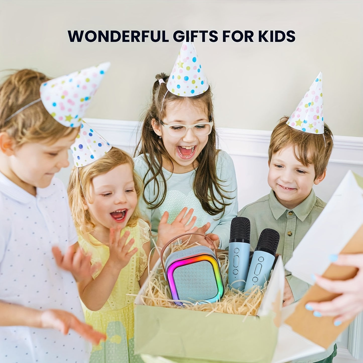 Machine de karaoké pour enfants et adultes, mini microphone portable