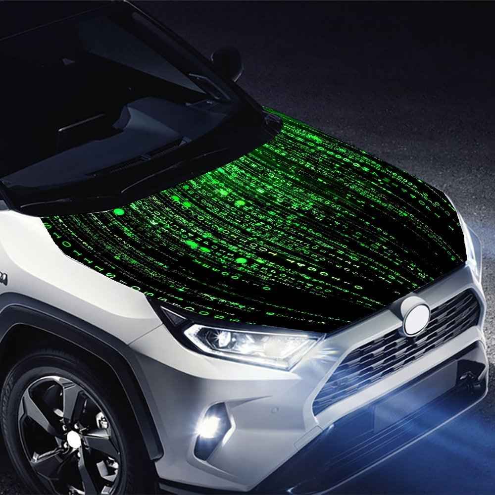 Falling numbers Car hood sticker High-Quality Vinyl, Fit for Cars & Trucks, Weather-Resistant Protective Decal, Easy DIY Installation, Car Hood Accessories, Truck Customization, Bold Vehicle Style, Car parts accessories Gift,