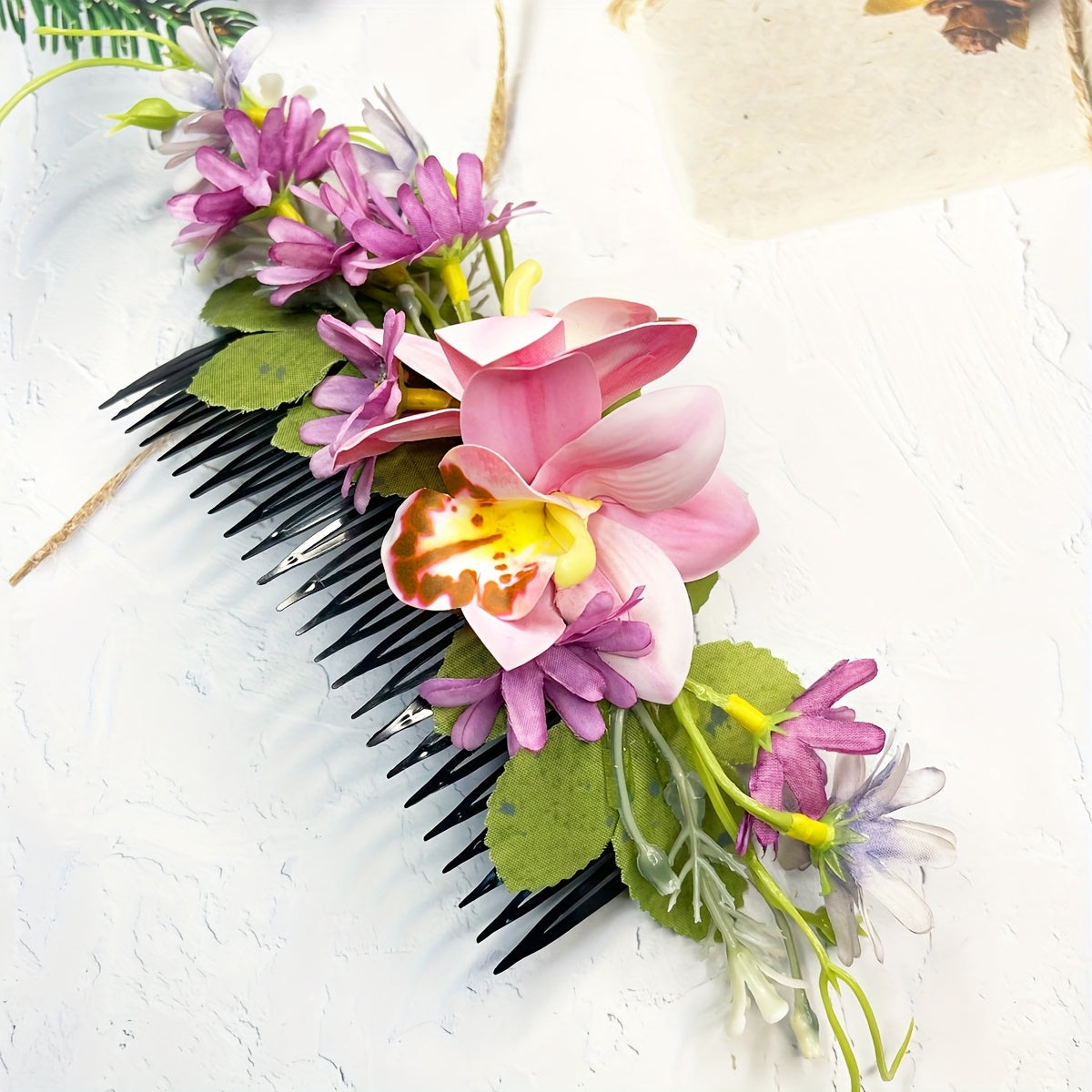 Nouveau peigne à cheveux en tissu synthétique de style bohème thaïlandais - Topdecheztop.fr