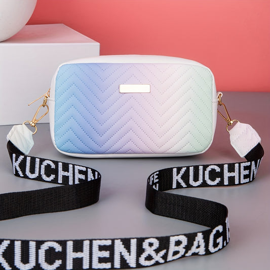 Sac bandoulière matelassé dégradé tendance - Topdecheztop.fr