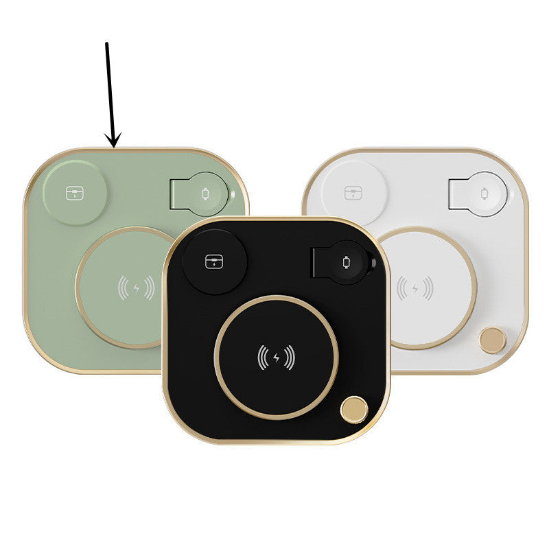 Chargeur magnétique sans fil 3-en-1, lampe de bureau à charge rapide 15 W - Topdecheztop.fr