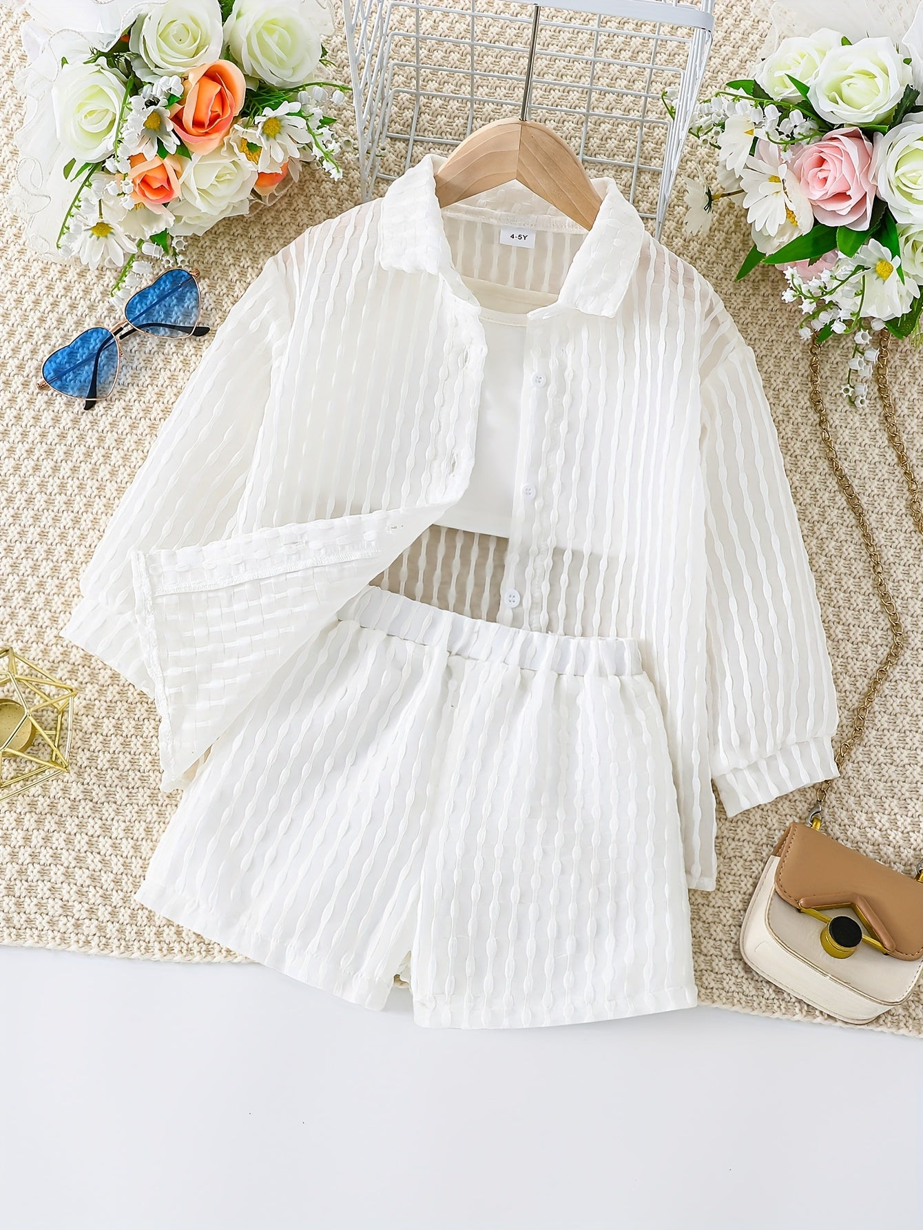 Ensemble trois pièces pour fille - Topdecheztop.fr
