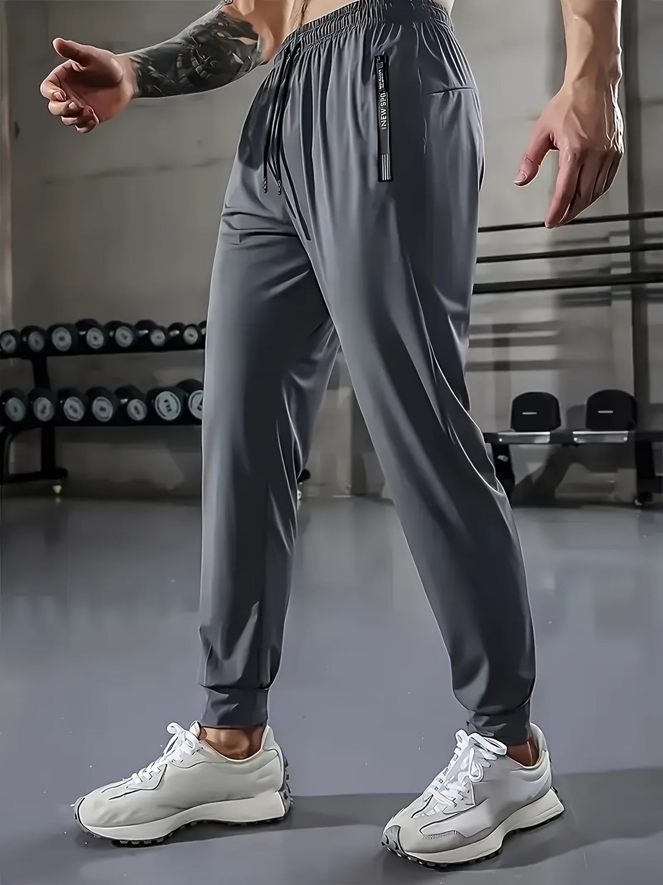 Pantalon en tissu extensible pour la course à pied, le jogging - Topdecheztop.fr