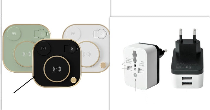 Chargeur magnétique sans fil 3-en-1, lampe de bureau à charge rapide 15 W - Topdecheztop.fr