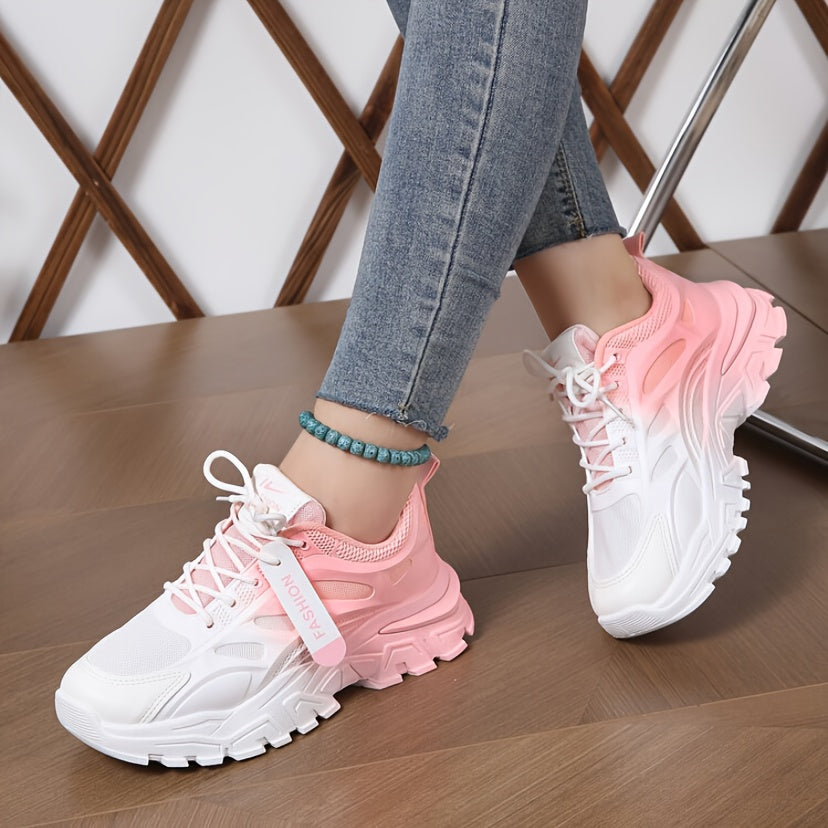 Baskets épaisses à lacets pour femme - Topdecheztop.fr