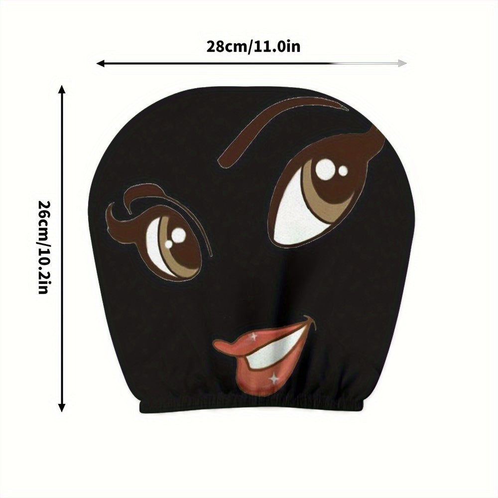 Lot de 2 housses d'appuie-tête de voiture imprimées