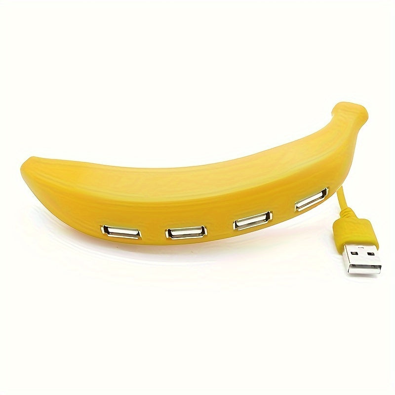 Chargeur USB 2.0 4 ports en forme de banane, 2 PCS