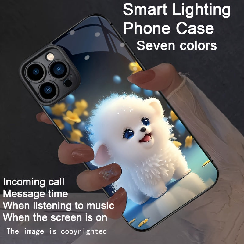 Étui de téléphone intelligent à commande vocale lumineux et coloré, IPHONE - Topdecheztop.fr