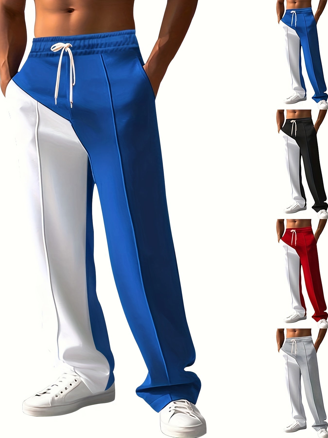 Pantalon polyvalent respirant à cordon de serrage pour homme