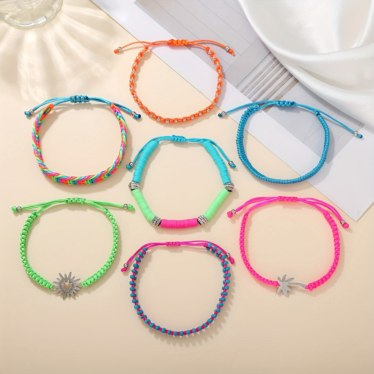 Ensemble de 7 bracelets bohème chic pour femme - Topdecheztop.fr