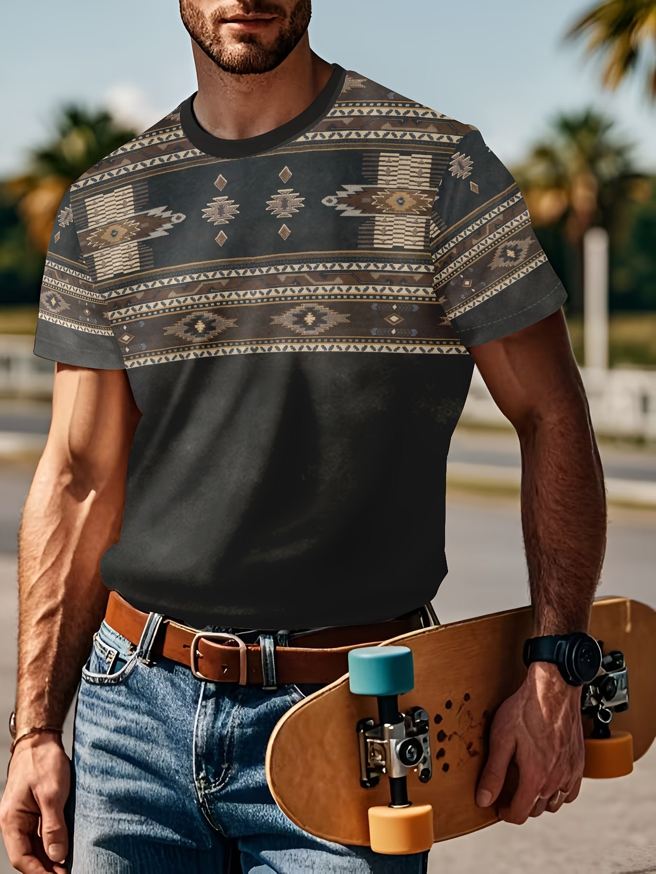 T-shirt d'été décontracté pour homme