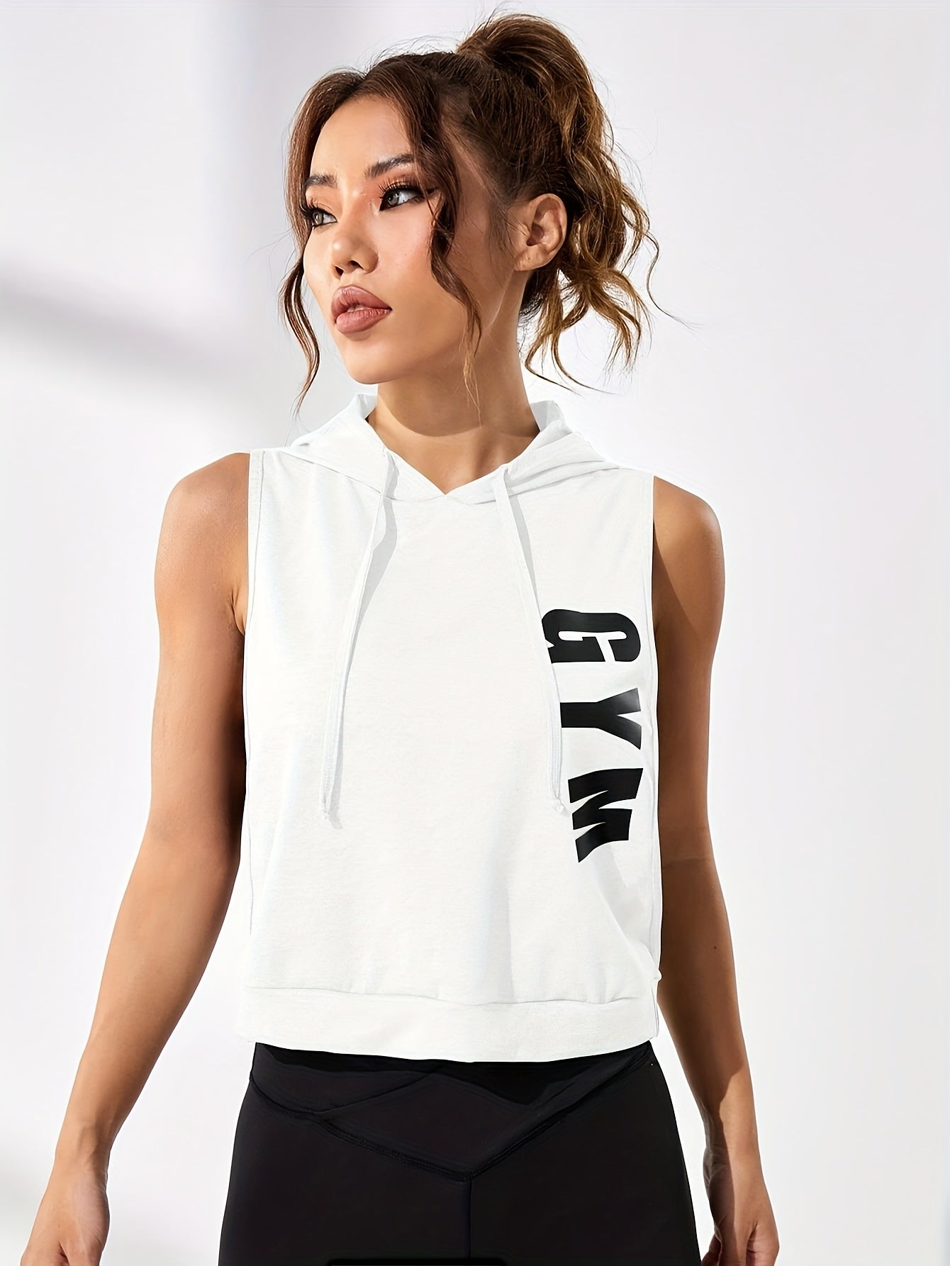 Gilet de sport sans manches à capuche pour femme - Topdecheztop.fr