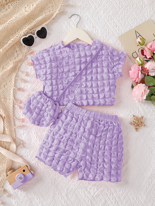 Ensemble trois pièces pour filles - Topdecheztop.fr