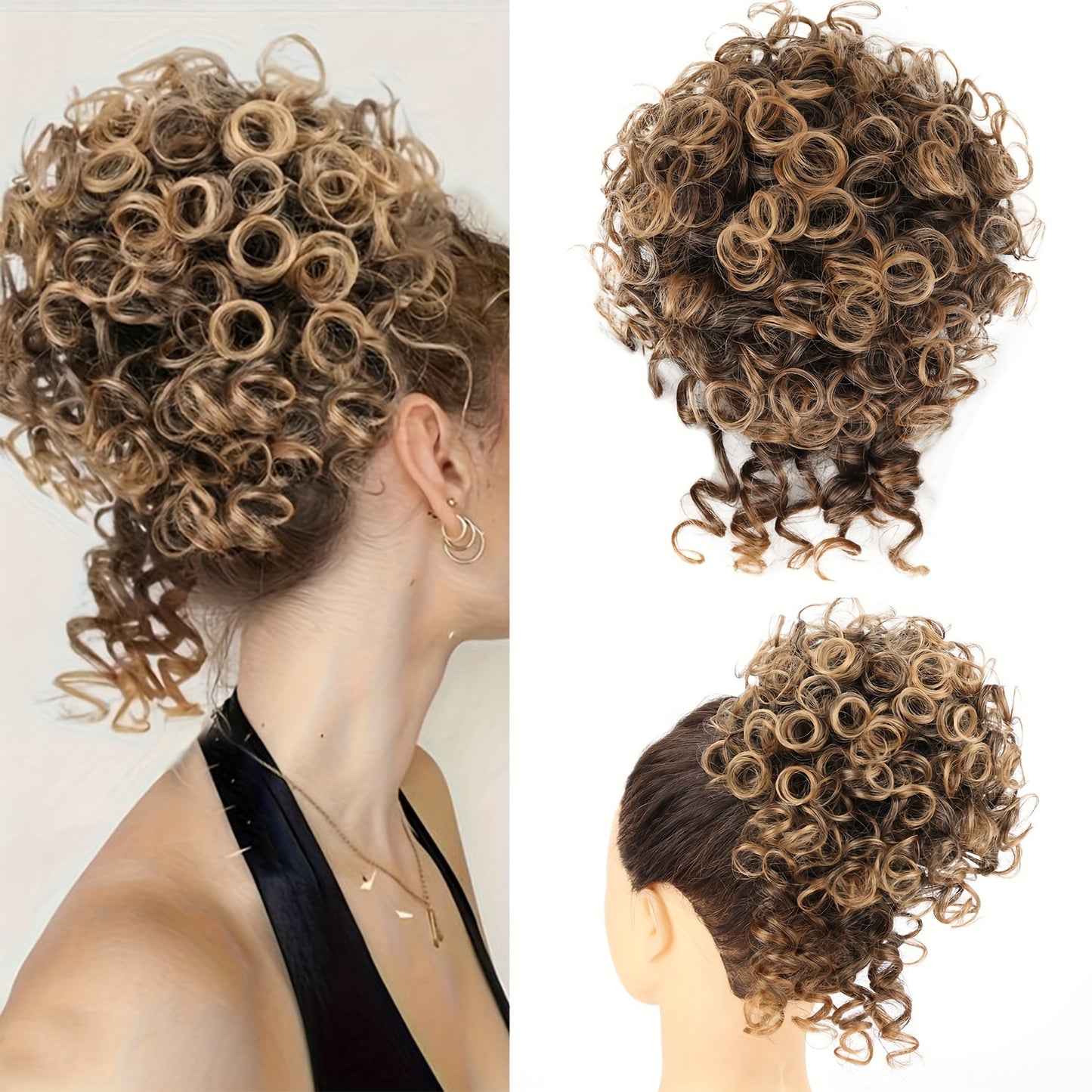 Chignon court et décoiffé de 25,4 cm - Topdecheztop.fr