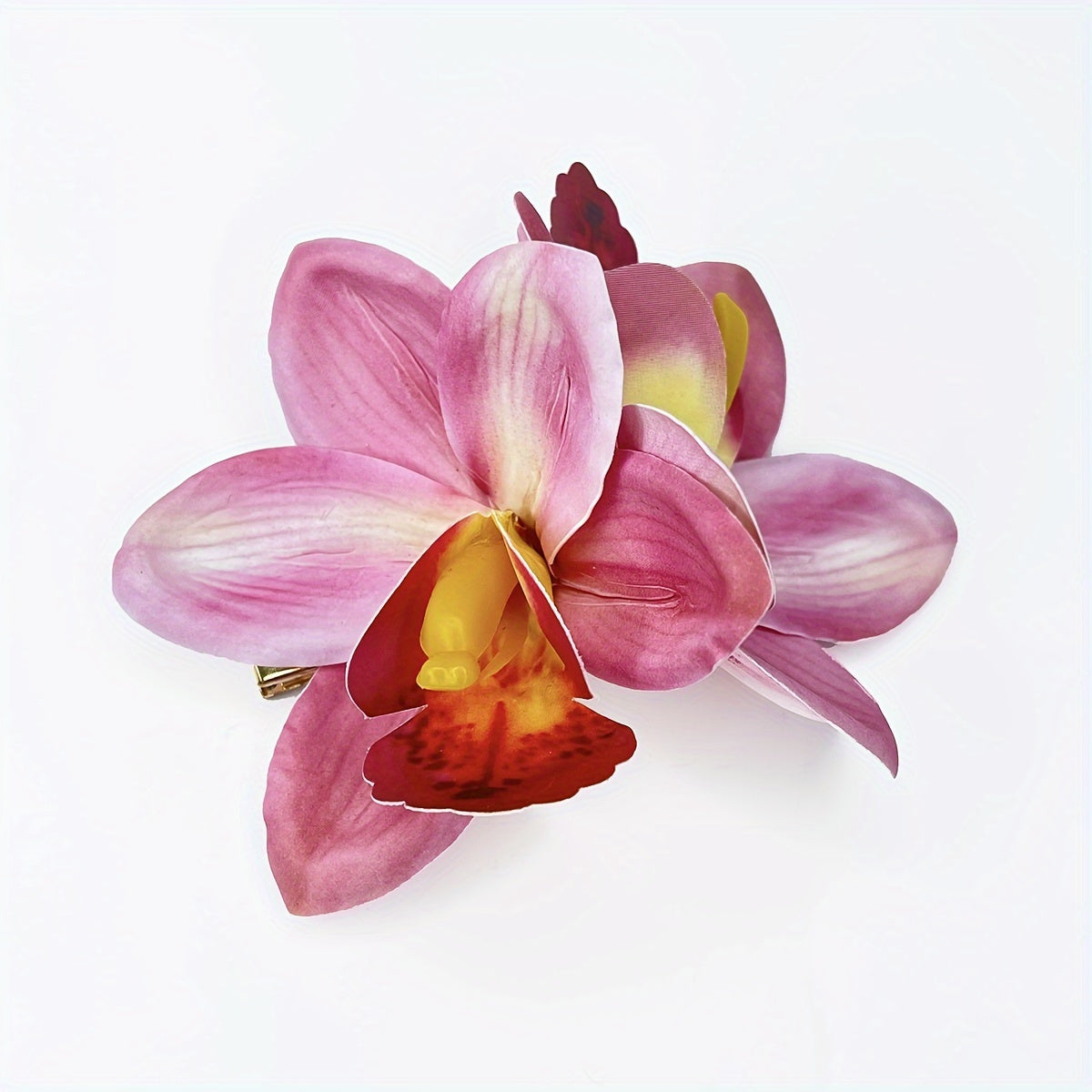 Barrette à cheveux en tissu style bohème avec fleur - Topdecheztop.fr
