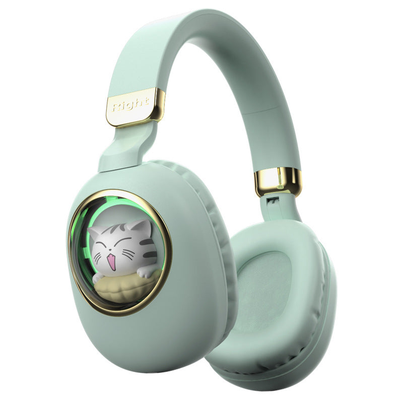 Casque sans fil brillant et mignon