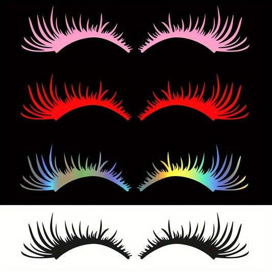 Lot de 2 autocollants réalistes pour phares de voiture, en vinyle, imperméables - Topdecheztop.fr