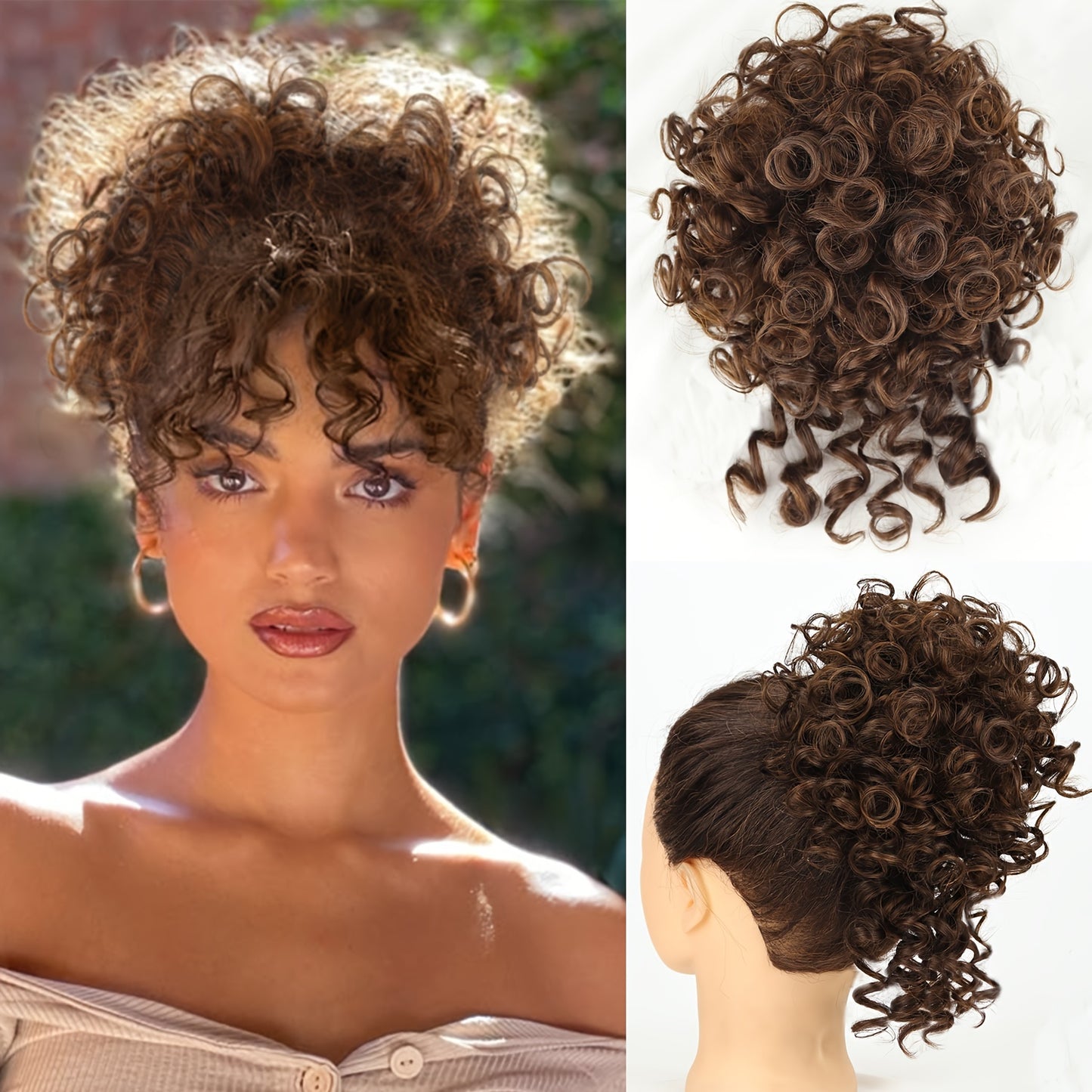 Chignon court et décoiffé de 25,4 cm - Topdecheztop.fr