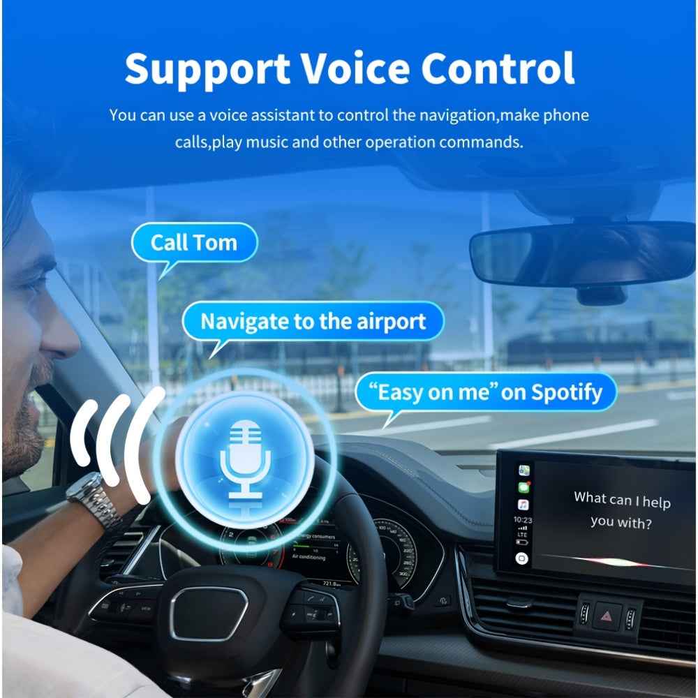 Adaptateur sans fil 2 en 1 CarPlay et Android Auto - Connexion automatique
