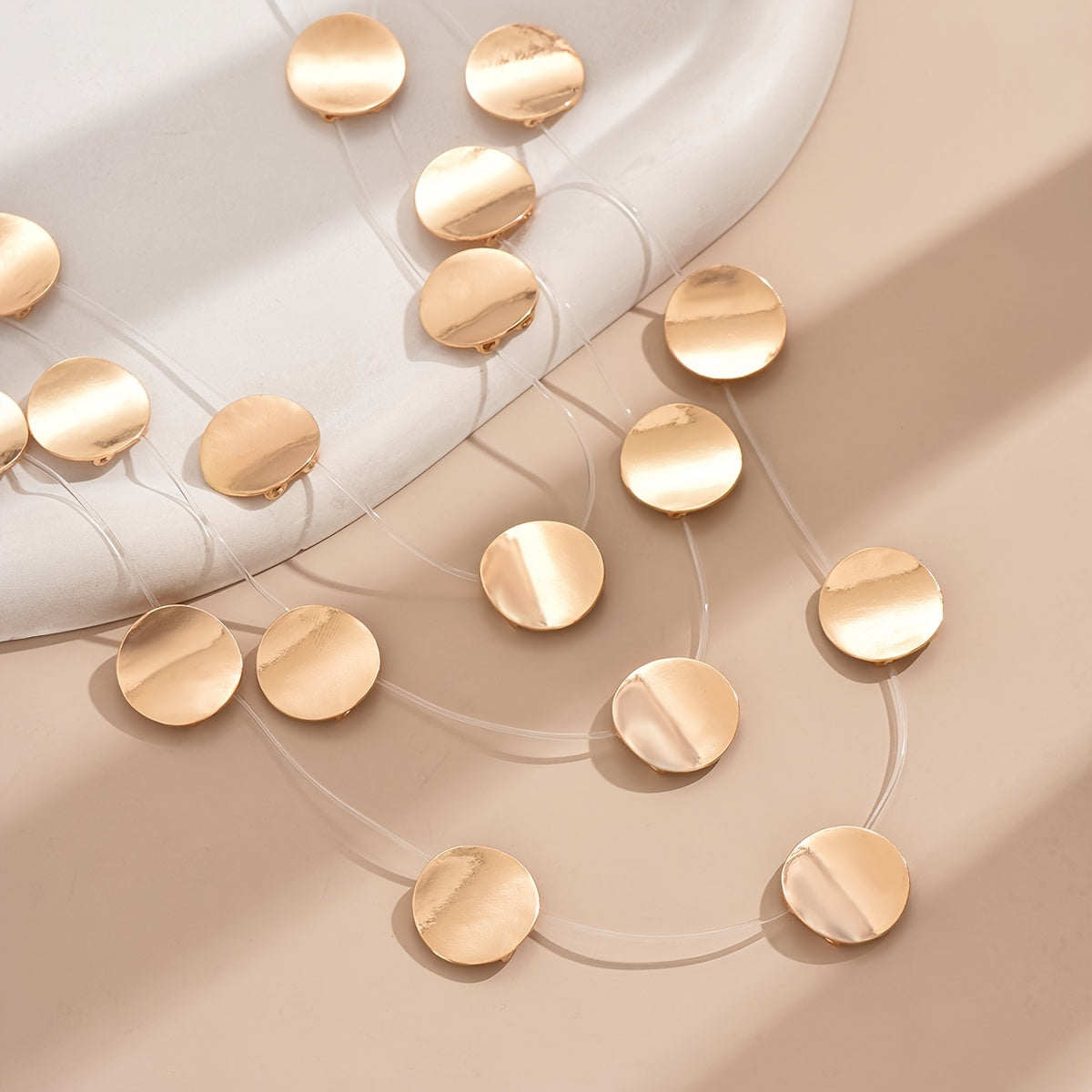 Collier géométrique circulaire - Topdecheztop.fr