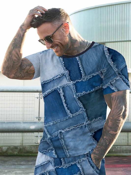 Ensemble homme à manches courtes