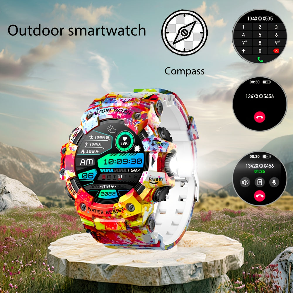 Montre connectée tactique RollsTimi avec lampe torche - Topdecheztop.fr