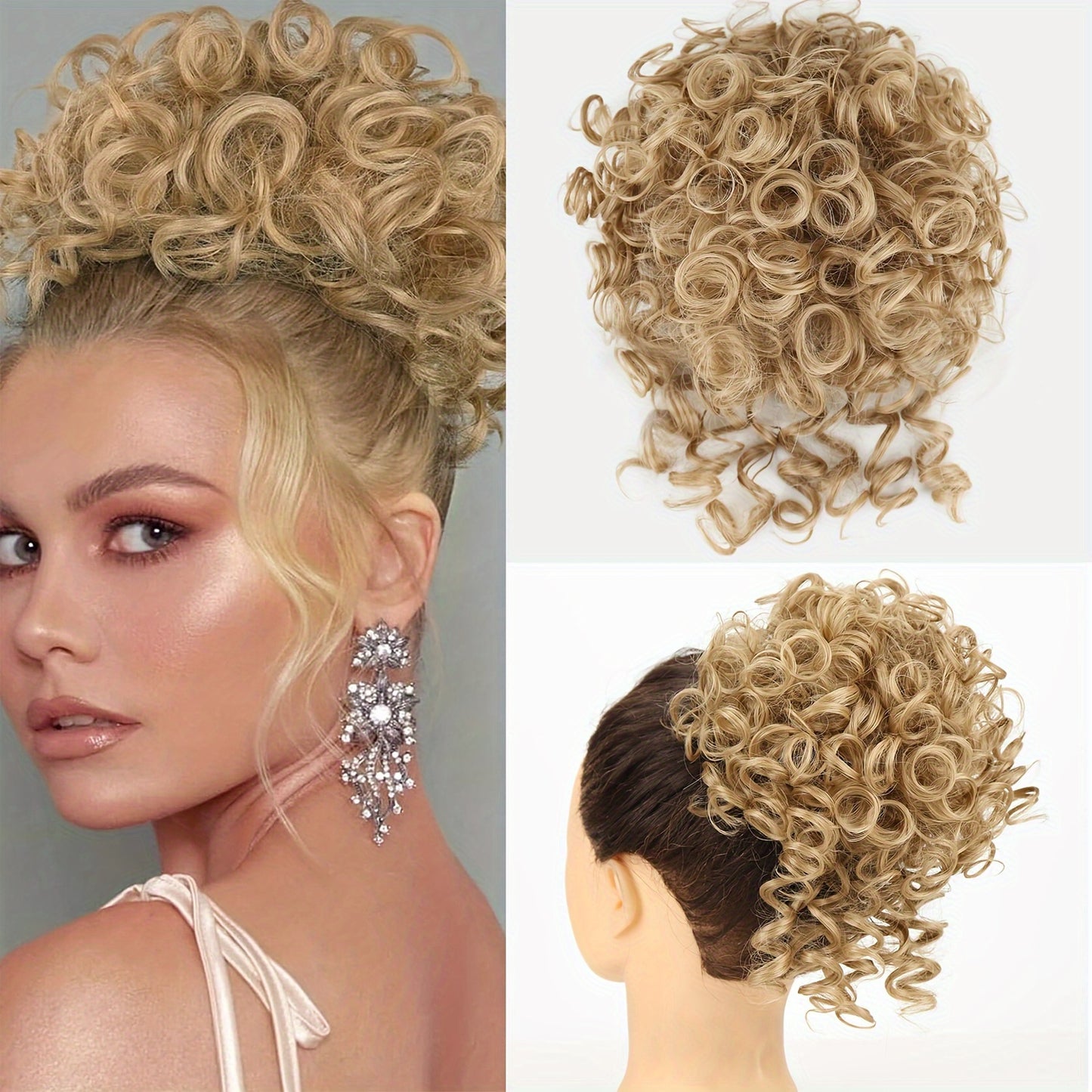 Chignon court et décoiffé de 25,4 cm - Topdecheztop.fr